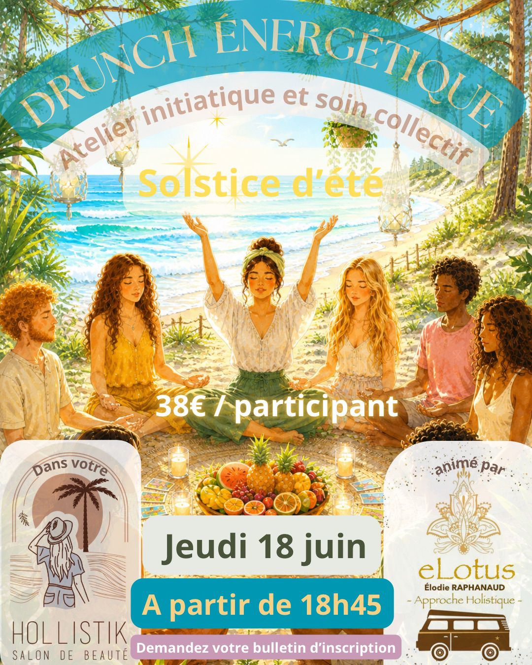 Drunch du Solstice d’été 18 juin 18h45